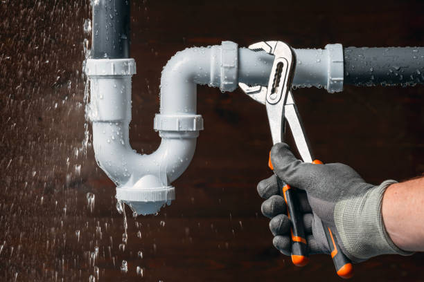 Professional Drain Cleaning technician working in Oyster, VA